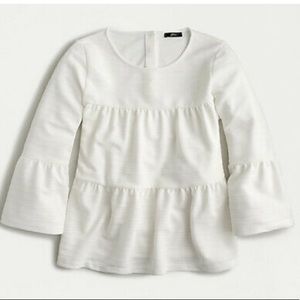 NWT Jcrew tiered top